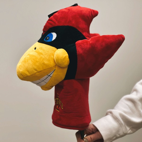 I-State Cardinal & Gold Cy Golf Head Cover (15"x8.5"x9")